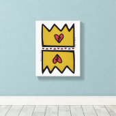 F.I.O. “King & Queen Of Pain”  キャンバスプリント (インサイチュ (ウッドフロア))