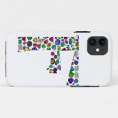F Initial Gem Design Case-Mate iPhoneケース (裏面(横))