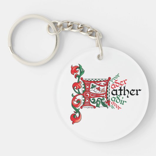 F is for Father キーチェーン (正面)
