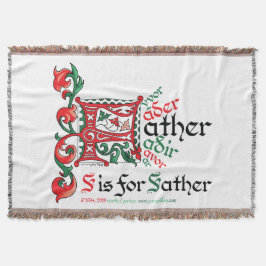 F is for Father スローブランケット