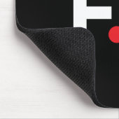 F Itアンチフィットネススローガン マウスパッド (コーナー)