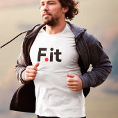 F Itアンチフィットネススローガン Tシャツ