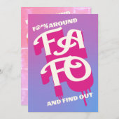 F__Kのまわりにとピンクタイポグラフィの白を見つける シーズンカード (正面/裏面)