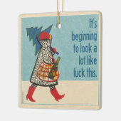 f#@kのように見えるようになった セラミックオーナメント (左)