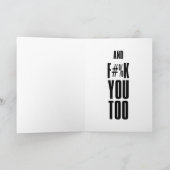 F#%Kクリスマス シーズンカード (内部)