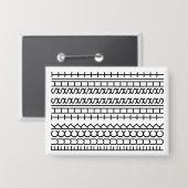 F**k This Shit隠しメッセージ 144BW おもしろ雑貨 缶バッジ (正面/裏面)
