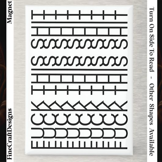 F**k This Shit-Hidden Message 144BW Modern Unusual マグネット