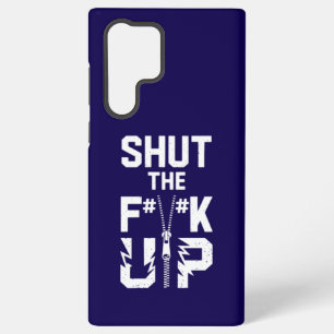 F#%K UpタイポグラフィSamsung S22ケースをはっきりしたシャットダウンする Samsung Galaxy S22 Ultraケース