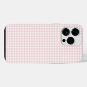 F & L ピーチ ギンガム iPhoneケース (裏面横)