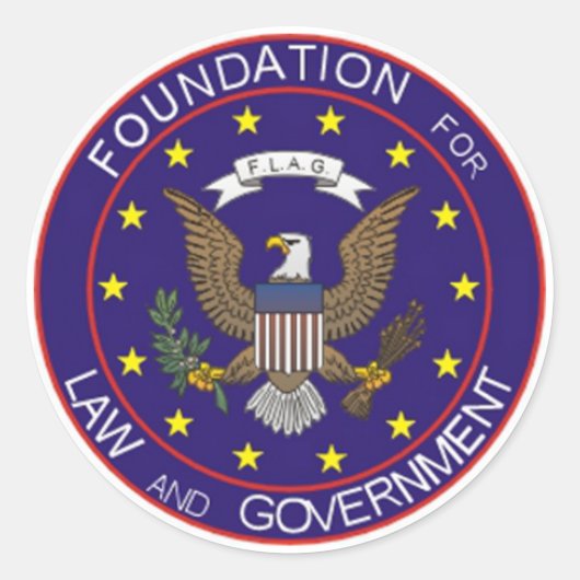 F.L.A.G.ステッカー ラウンドシール (正面)