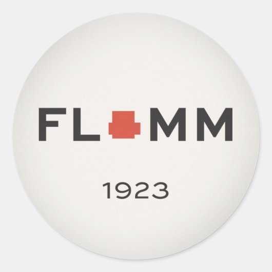 F L + M M 1923 ラウンドシール (正面)