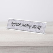 F-NAMEプレートテンプレート デスクネームプレート (正面)