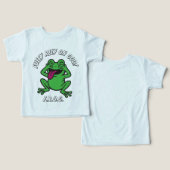 F.R.O.G. トドラーTシャツ (デザイン正面&裏面)