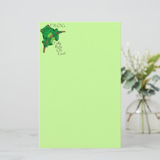 F.R.O.G. 十分に神#1に頼って下さい 便箋 (スタンド正面)