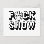 F SNOW -.png ポストカード (正面)
