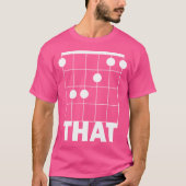 F That Funny Guitar Chord Tシャツ (正面)