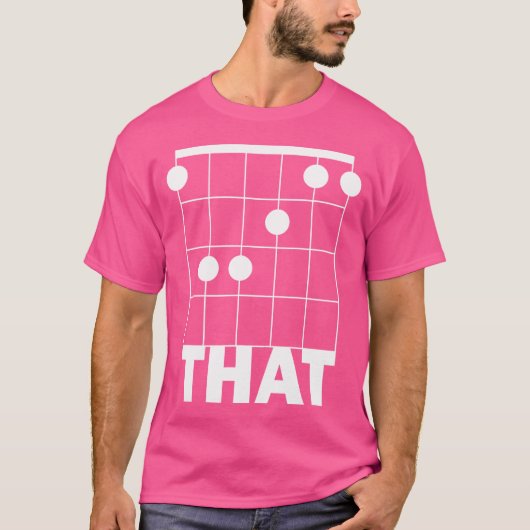 F That Funny Guitar Chord Tシャツ (正面)