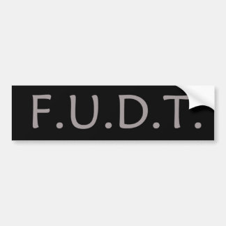 F.U.D.T. 切札無し! バンパーステッカー