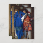 F.W.バートンによる砲塔階段の会議 エンクロージャーカード (正面/裏面)