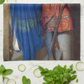 F.W.バートンによる砲塔階段の会議 キッチンタオル (折り畳み)