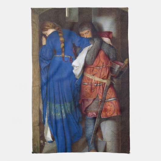 F.W.バートンによる砲塔階段の会議 キッチンタオル (縦)