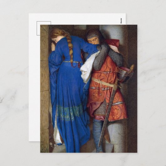 F.W.バートンによる砲塔階段の会議 シーズンポストカード (正面/裏面)