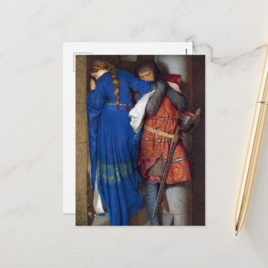 F.W.バートンによる砲塔階段の会議 シーズンポストカード (正面/裏面インサイチュ)