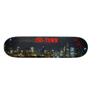 F.Y.C. CHI-TOWNのスカイラインのスケートボード スケートボード