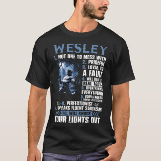 faにpridrful忠節と台なしになるべきwesleyない1 tシャツ