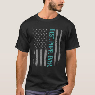 Faのための最高のパパフォーアメリカ合衆国のフラッグシャツギフト Tシャツ