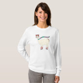 FaのLaのラマのLaのLaのLaのLaのLa Tシャツ (正面フル)