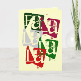 FAのLAのLAのクリスマスカード シーズンカード