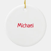 FaのLaのlaのラマ セラミックオーナメント (裏面)