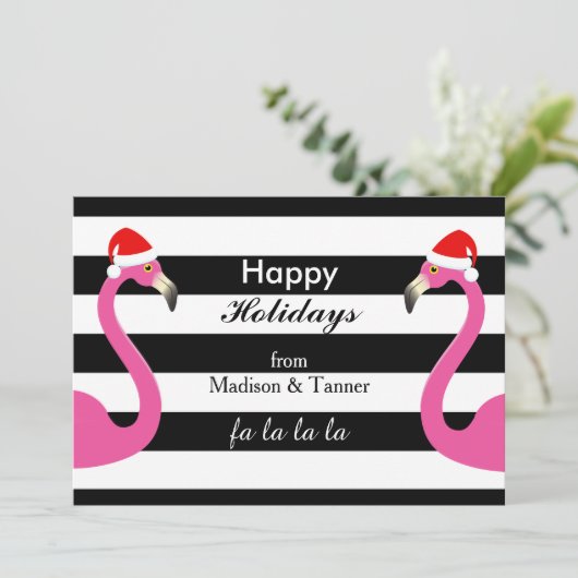 Faのlaのlaのlaのフラミンゴの休日カード シーズンカード (スタンド正面)