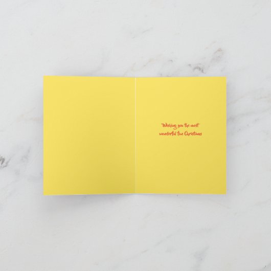 FaのLaのLaのLaのLaのラマ! 風変わりな水彩画カード シーズンカード (内部)