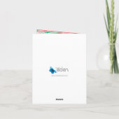 FaのLaのLaのLaのLaのラマ! 風変わりな水彩画パターン シーズンカード (裏面)