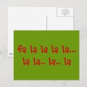 faのlaのlaのlaのlaの… laのla。 la。 la ポストカード (正面/裏面)