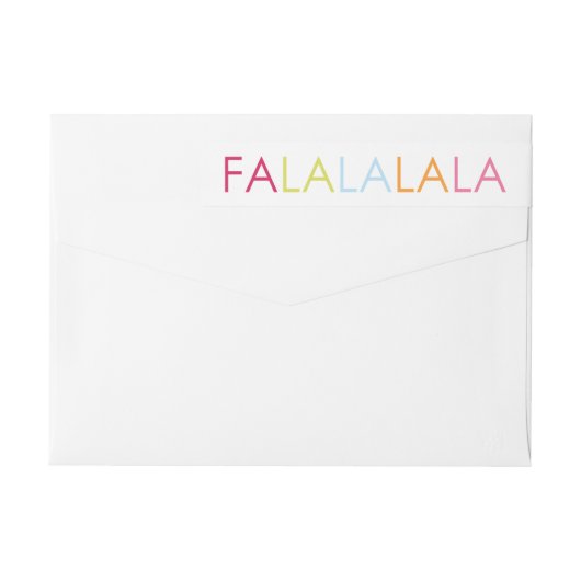 FAのLAのLAのLAのLA ラップアラウンドラベル (裏面)