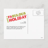 FaのLaのLa Photoshoot シーズンポストカード (裏面)