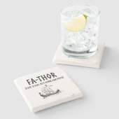 Faトールのおもしろいな父の日 ストーンコースター (横)