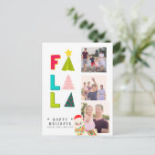 FAラララマ3フォトフェスティバルおもしろいキッズ シーズンポストカード (スタンド正面)