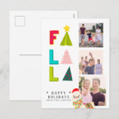 FAラララマ3フォトフェスティバルおもしろいキッズ シーズンポストカード (正面/裏面)