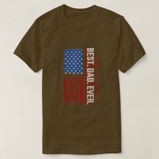 FA最高のの米国国旗ヴィンテージ Tシャツ (デザイン正面)