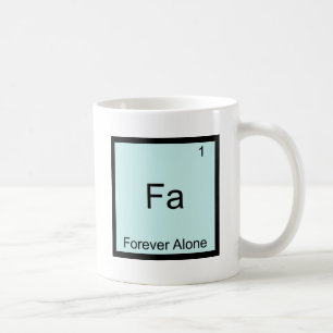 Fa -永久に単独でおもしろいな要素のミーム化学 コーヒーマグカップ