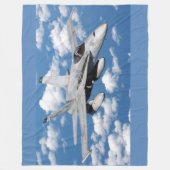 FA-15ホーネット フリースブランケット (正面)