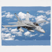 FA-15ホーネット フリースブランケット (正面(横))