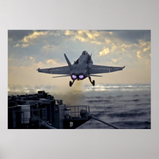 FA-18はUSS Stennisから離陸 ポスター