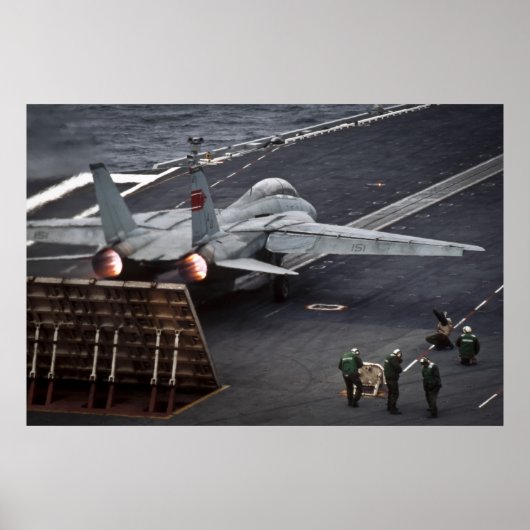 FA-18テイクオフUSSステニス ポスター (正面)