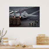FA-18テイクオフUSSステニス ポスター (キッチン)