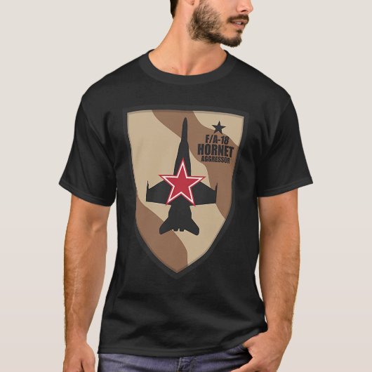FA 18ホーネット侵略者1 Tシャツ (正面)